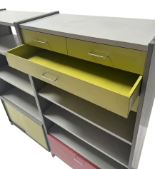 Mid-Century Modern Multi-Colored 5600 Modular Wall Unit by Cordemeyer for Gispen